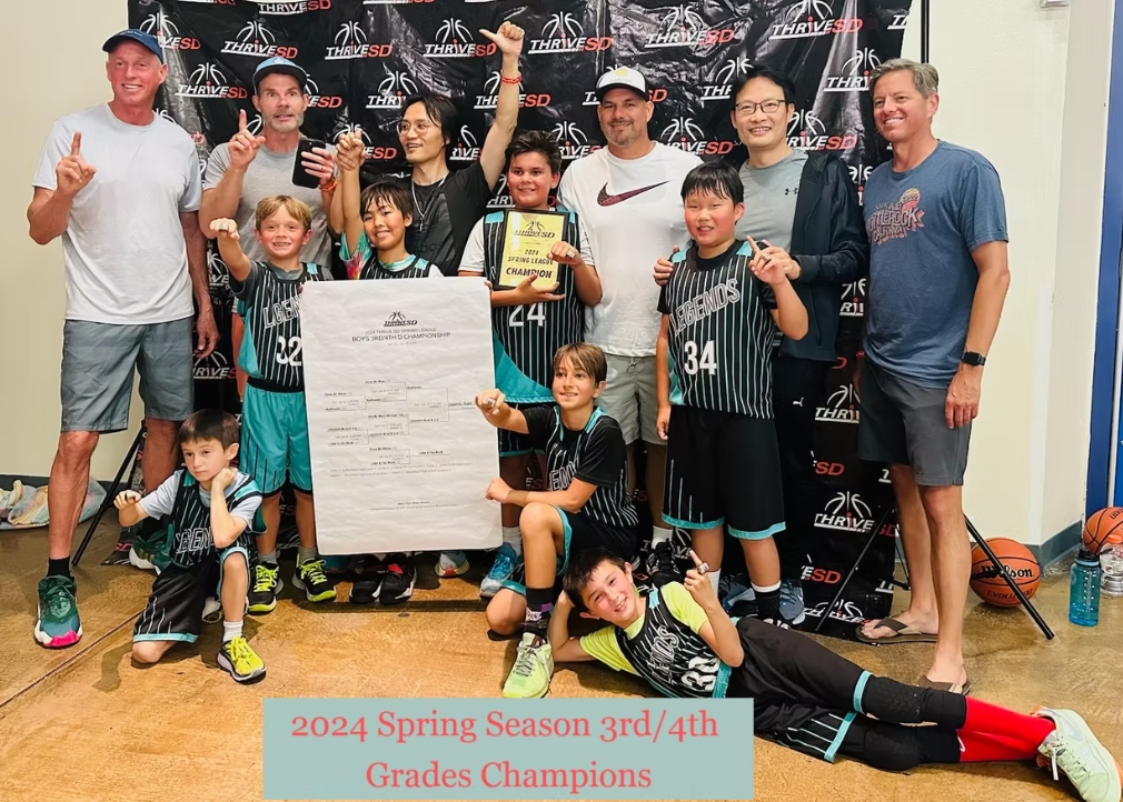 2024 Spring Season 3rd/4th Grades Champions (Bracket)