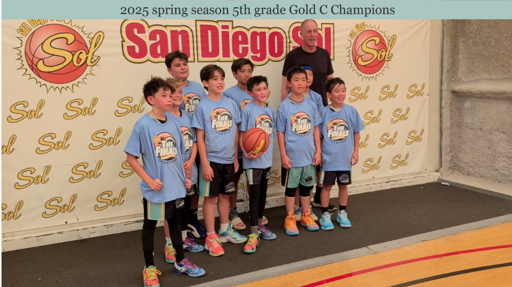 2025 Spring Season 5th Grade Gold C Champions